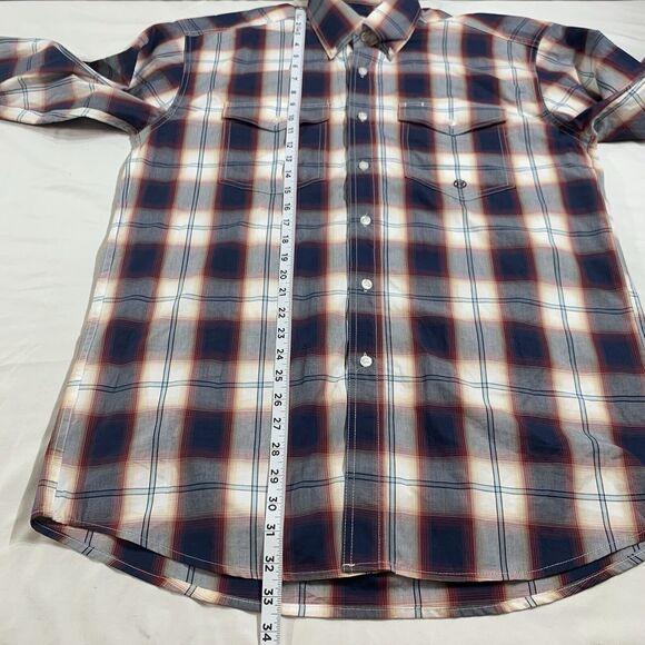 Roper Western Shirt‎ Mens Size M Button Down Plaid Cowboy Rodeo Pockets - Picture 7 of 7